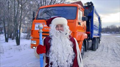 В Рязани появился эко-Дед Мороз